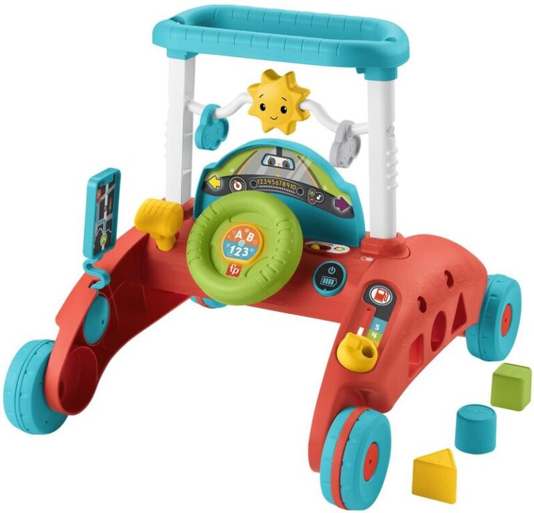 Fisher Price Laugh & Learn Εκπαιδευτική Στράτα-Αυτοκινητάκι 3 Σε 1 (HJP48)