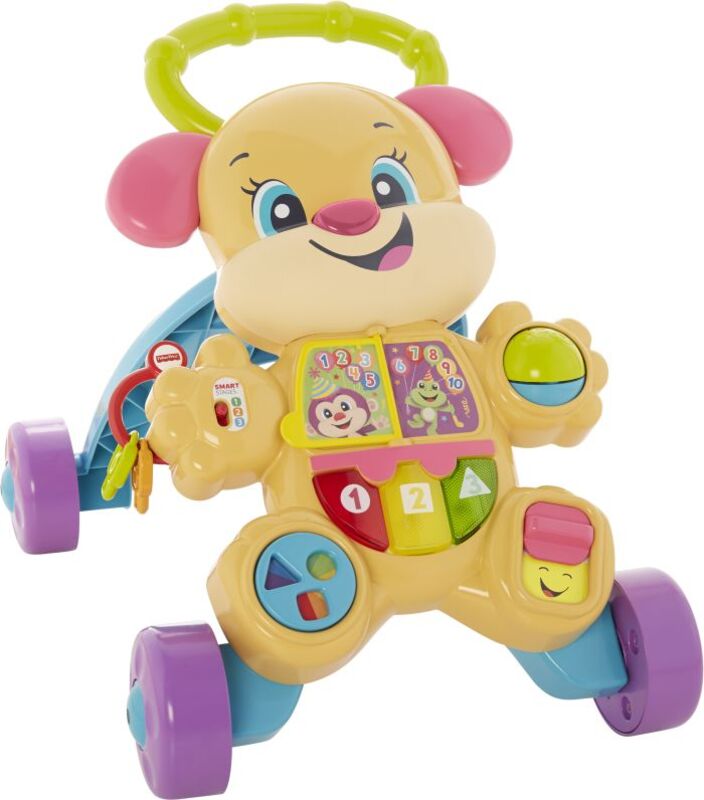 Fisher Price Laugh & Learn Εκπαιδευτική Στράτα Ροζ Σκυλάκι Smart Stages (FTC68)