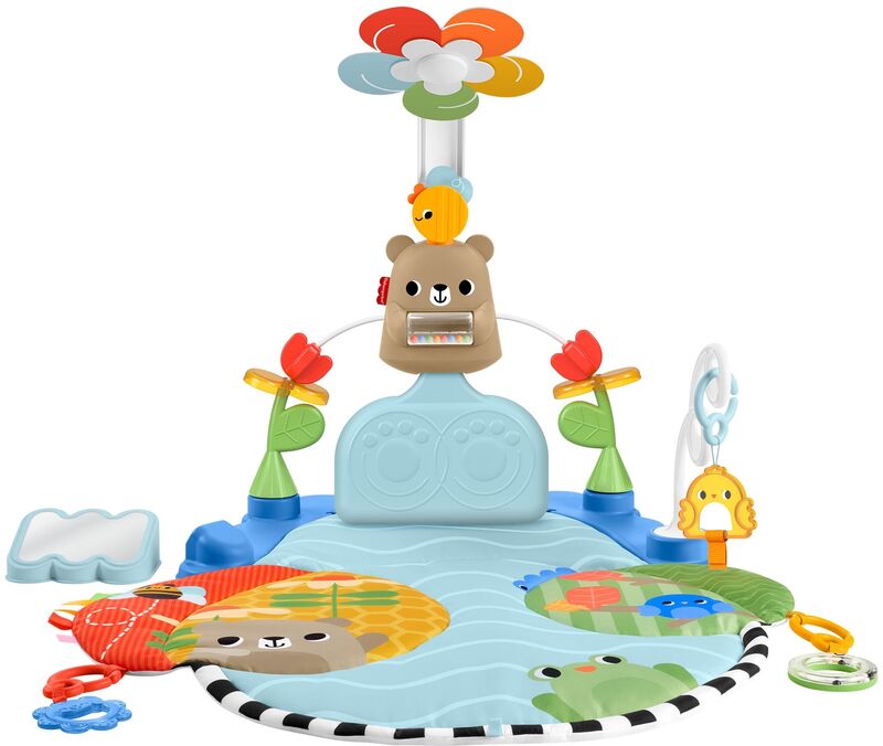 Fisher Price Γυμναστήριο Με Περιστρεφόμενο Λουλούδι 3 Σε 1 (HYR60)