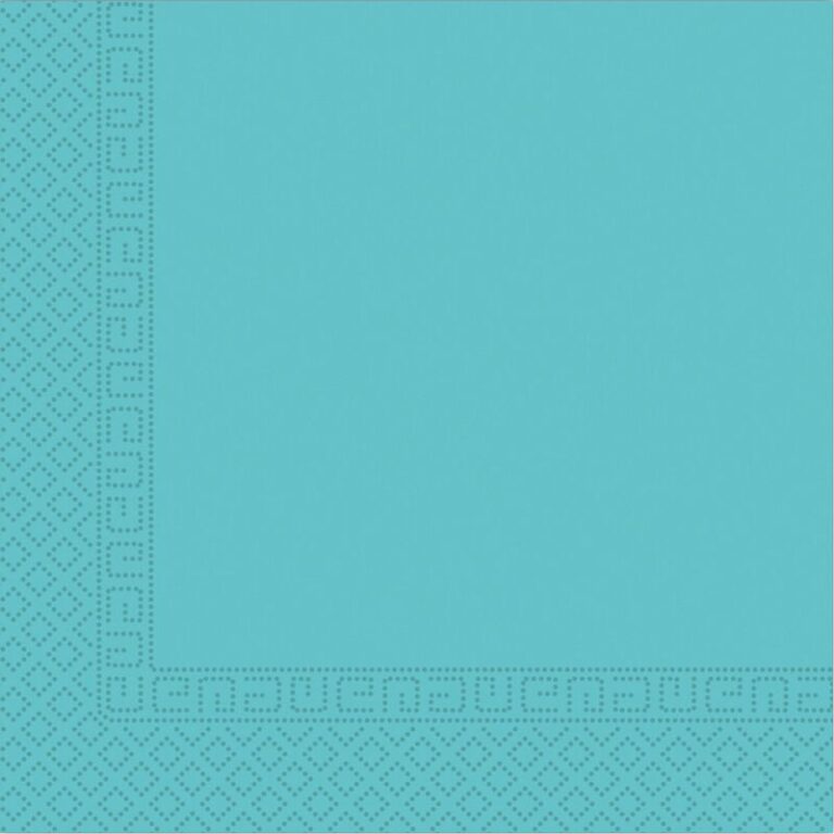 Fsc Χαρτοπετσέτες Μονόχωμες 33X33 Turquoise Next Generation (93050)