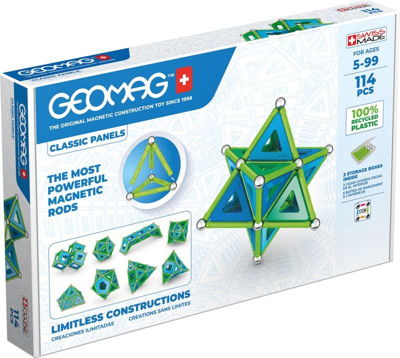 Geomag Σετ Classic Panels 114 - Green (473)