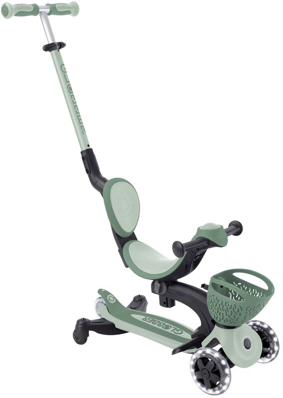 Globber Scooter Go.Up Baby Lights 360 Olive (844-104)
