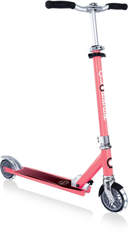 Globber Πατίνι Flow Element Foldable Lights-Coral Pink (721-177)
