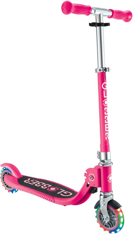 Globber Πατίνι Junior Foldable Flow Lights Fuchsia (870-110)