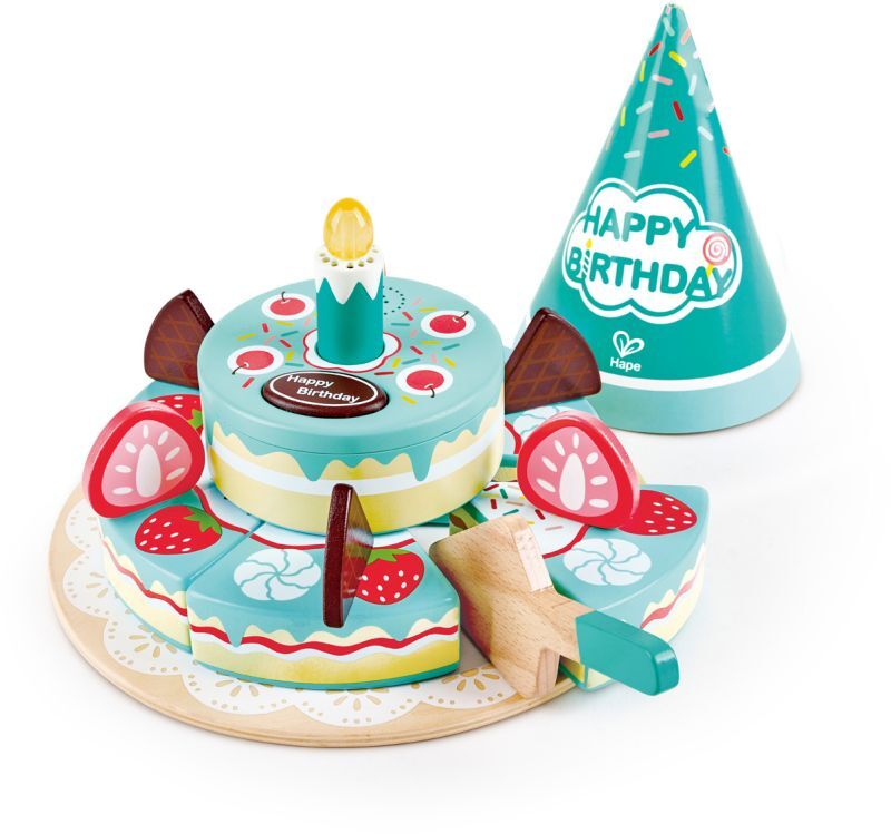 Hape Playfully Delicious Ξύλινη Τούρτα Γενεθλίων Happy Birthday (E3180A)