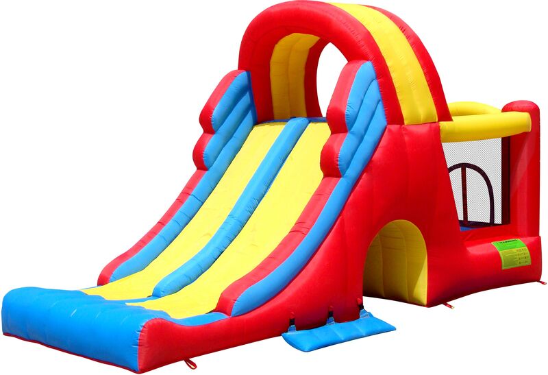 Happy Hop Φουσκωτό Τραμπολίνο Mega Slide-Combo (9082N)