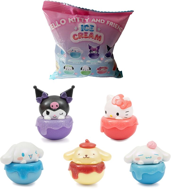 Hello Kitty Φιγούρα Ice Cream 4cm-9 Σχέδια-1Τμχ (HKT43000)