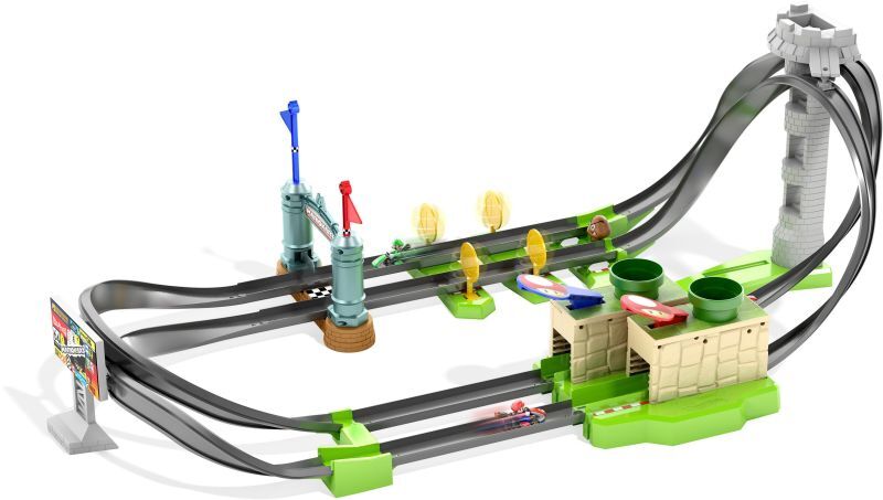 Hot Wheels Mario Kart Πίστα Ταχύτητας Με Εμπόδια (GHK15)