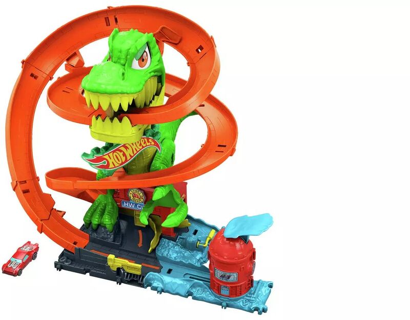 Hot Wheels T-Rex Πυροσβεστικός Σταθμός City (JBM73)