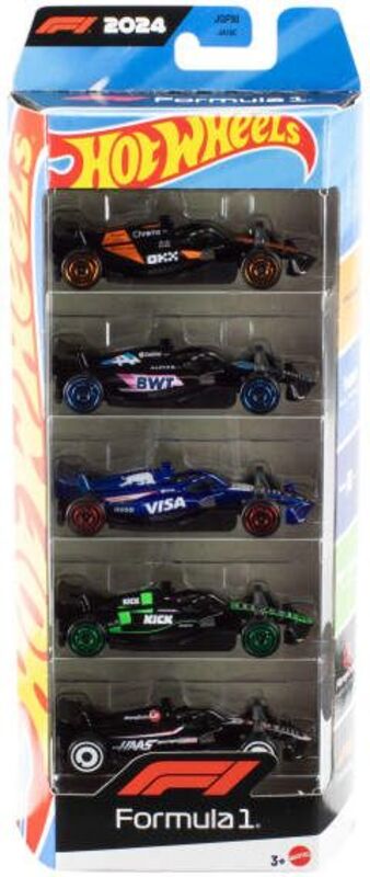 Hot Wheels Αυτοκινητάκια F1 Σετ Των 5 (JGF58)