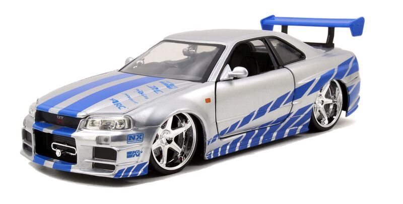 Jada Fast & Furious Όχημα 2002 Nissan Skyline 1:24 (253203044)