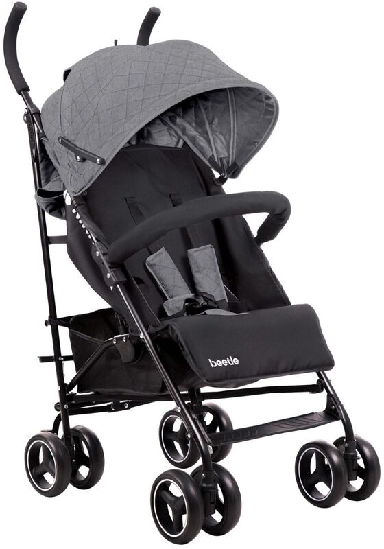 Kikkaboo Καρότσι Beetle Grey (31001030173)