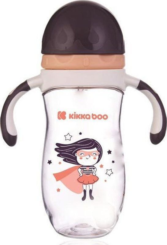 Kikkaboo Κύπελλο Tritan Με Καλαμάκι 300ml Supergirl (31302020062)