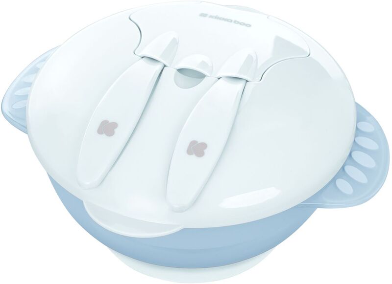 Kikkaboo Μπωλ 4 In 1 Feed-Me-Up Blue (31302040157)