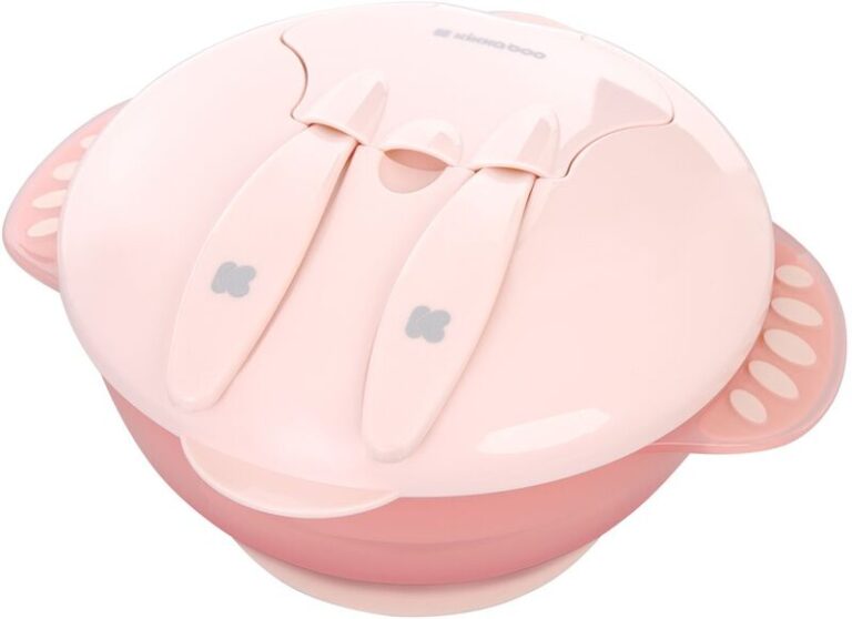 Kikkaboo Μπωλ 4 In 1 Feed-Me-Up Pink (31302040155)