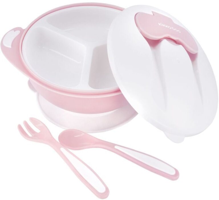 Kikkaboo Μπωλ 4 Ιn 1 Pink (31302040069)
