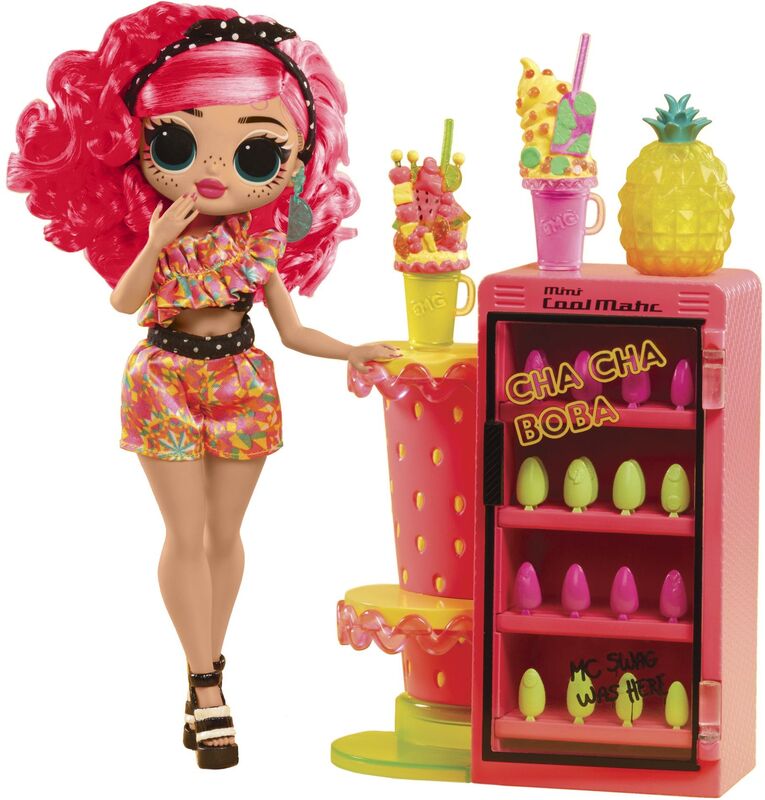 L.O.L Surprise Omg Στούντιο Νυχιών Sweet Nails Κούκλα-Pinky Pops (503842EUC)