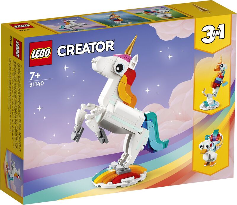 LEGO Creator 3in1 Magical Unicorn (31140)