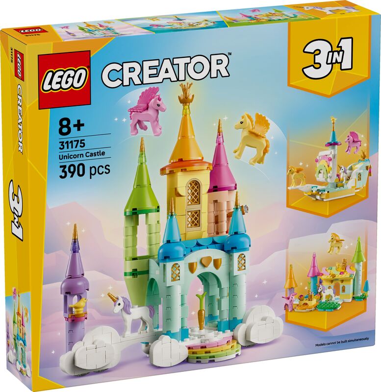 LEGO Creator 3in1 Unicorn Castle (31175)