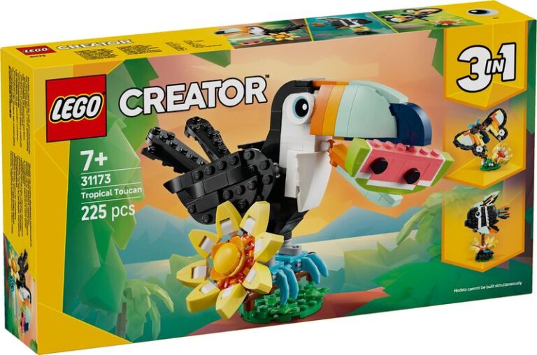 LEGO Creator 3in1 Wild Animals: Tropical Toucan (31173)