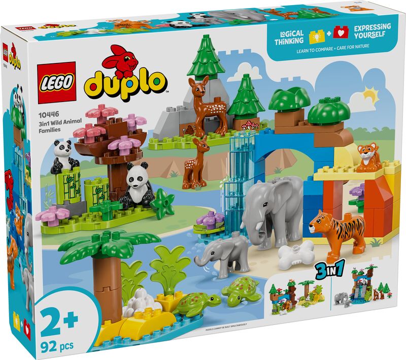 LEGO Duplo 3in1 Wild Animal Families (10446)