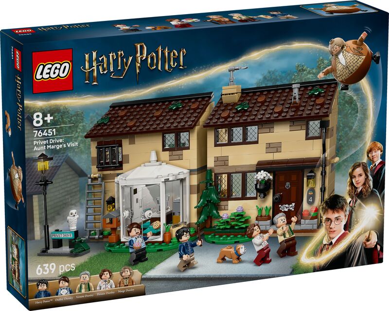 LEGO Harry Potter Privet Drive: Aunt Marge's Visit (76451)