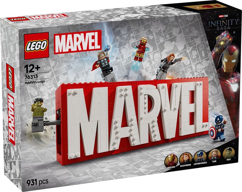 LEGO Super Heroes Marvel Logo & Minifigures (76313)