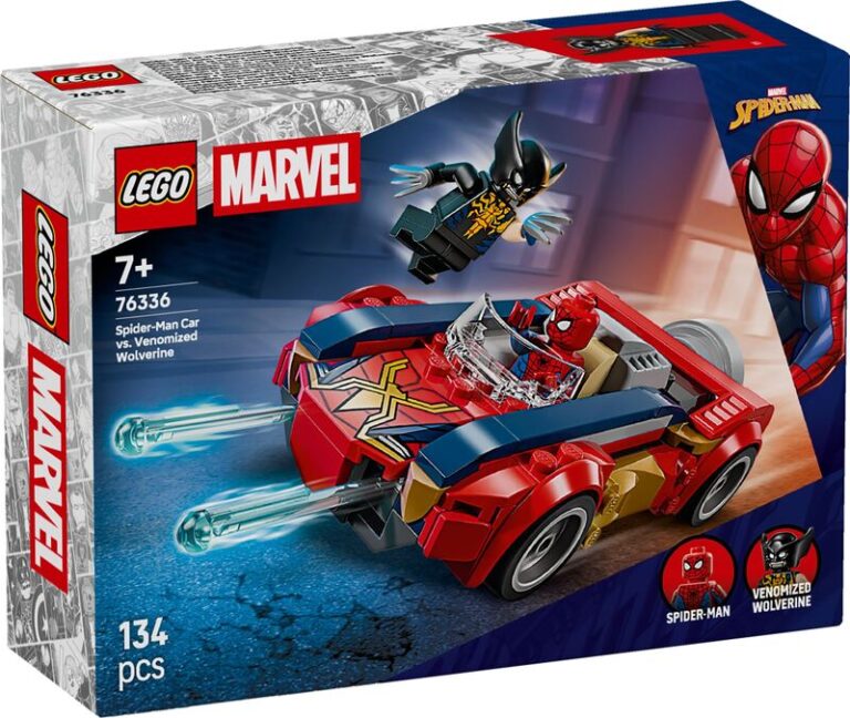 LEGO Super Heroes Spider-Man Car vs. Venomized Wolverine (76336)