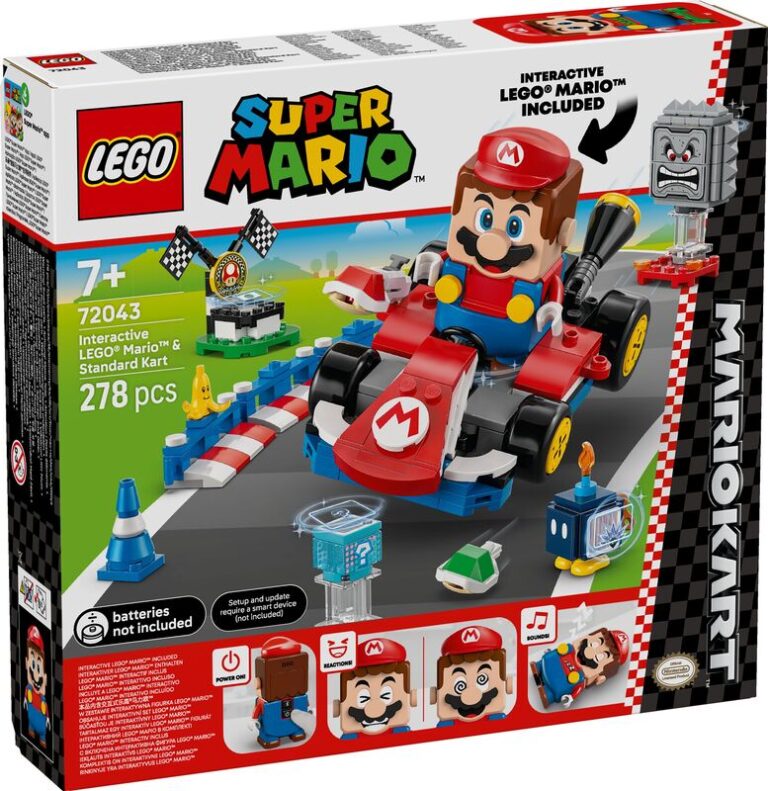 LEGO Super Mario Kart-Interactive Lego Mario & Standard Kart (72043)