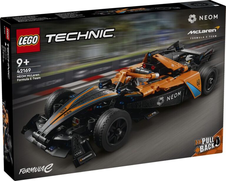 LEGO Technic Neon McLaren Formula E Race Car (42169)