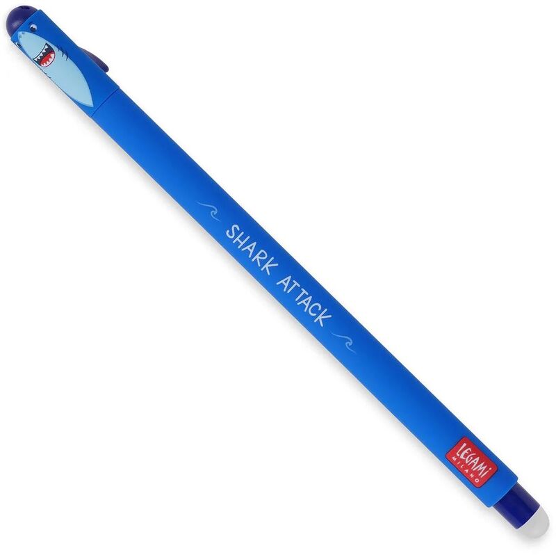 Legami Erasable Gel Pen-Shark/Blue (EP0006)