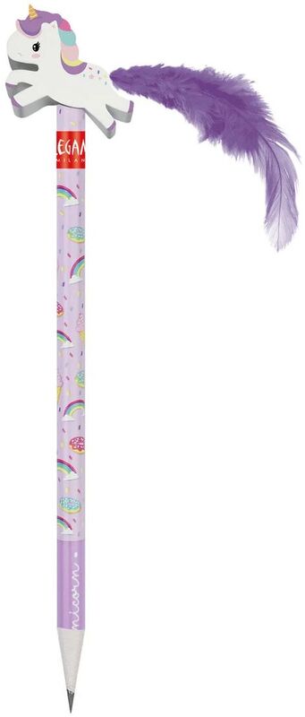 Legami Pencil With Eraser-Unicorn (UNI0001)