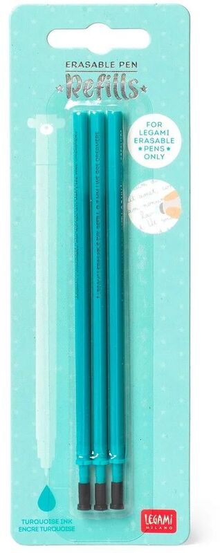 Legami Refill Erasable Pen-Turquise (REFEP0010)