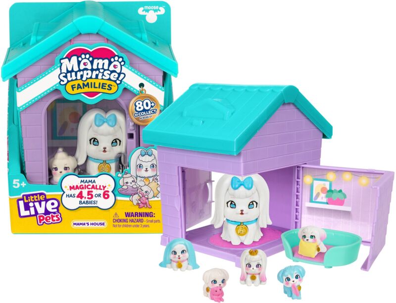 Little Live Pets Mama Surprise Families Σπιτάκια Με Σκυλάκια-4 Σχέδια (LP306000)