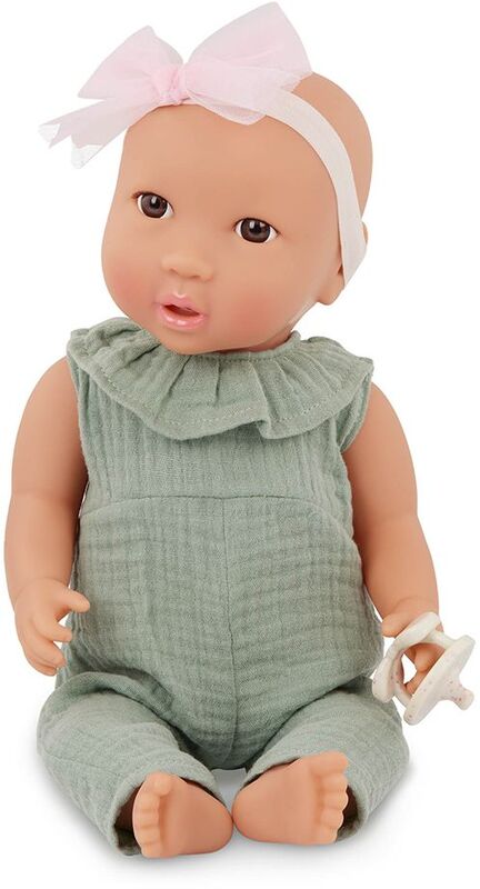 Lullababy Μωρό With Green Jumper & Bow (LBY7269Z)