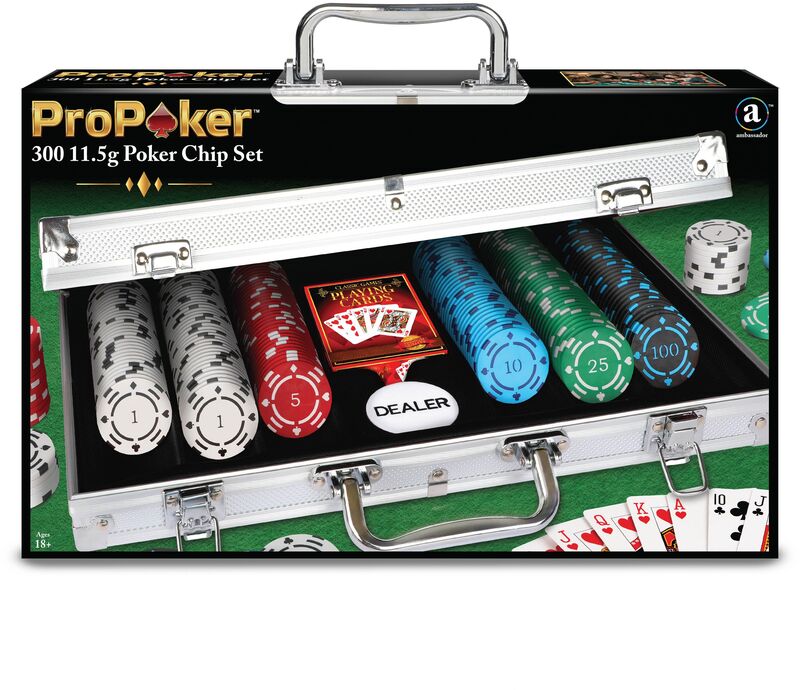 MAM Pro Poker Texas Hold'em Σετ Μάρκες 300Τμχ (PR03352SP4)