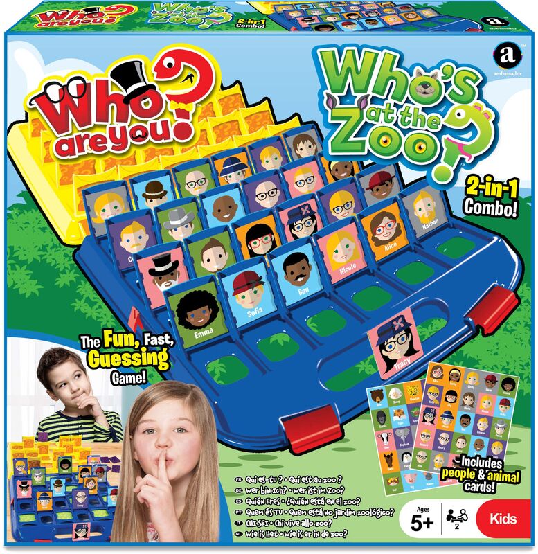 MAM Επιτραπέζιο Who Are You & Who's At The Zoo 2 In 1 (GPF026)