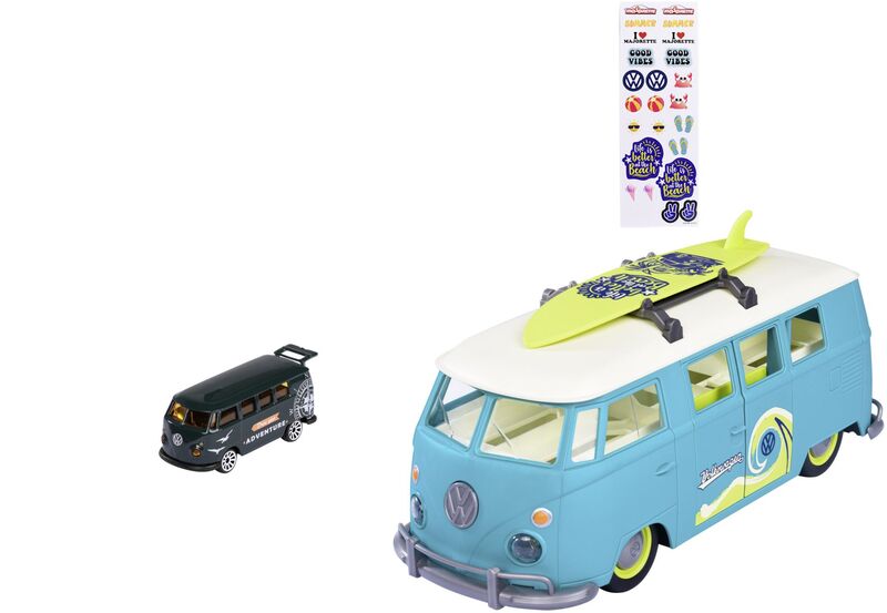 Majorette D/C Οχήμα VW The Originals T1-Θήκη Μεταφοράς 32.5cm+1 Αυτοκίνητο (212055010)