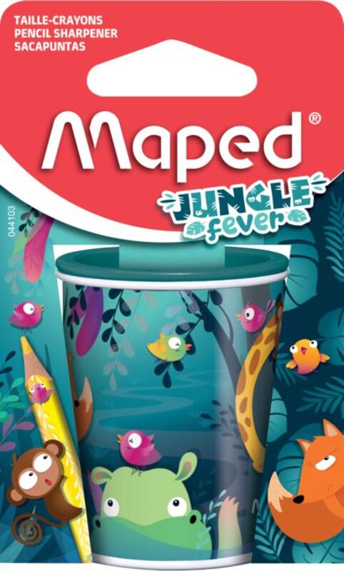 Maped Jungle Fever Ξύστρα Can 2 Τρύπες (044103)
