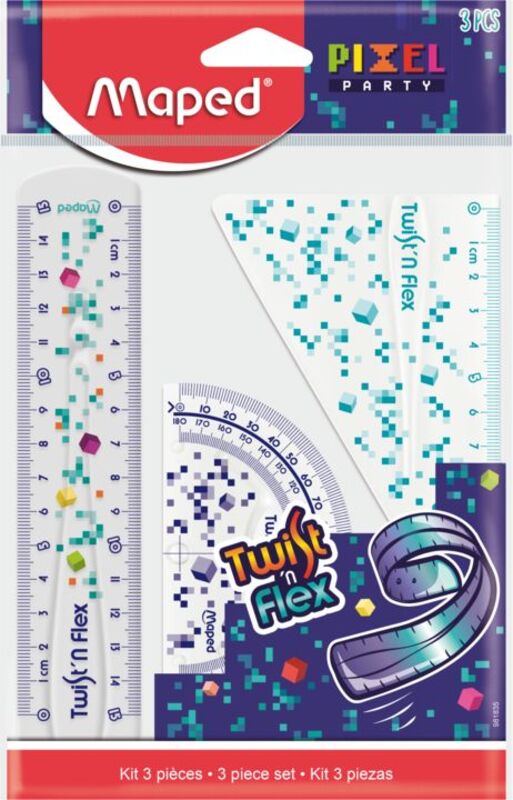 Maped Pixel Σετ Γεωμετρικών Οργάνων Twist'n Flex 15cm (981835)