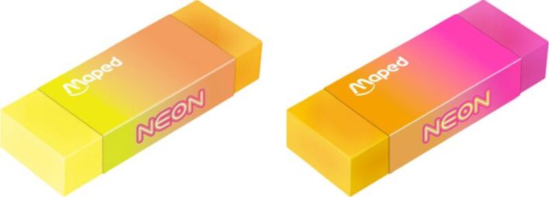 Maped Γόμα Technic Neon-2 Σχέδια-1Τμχ (121901)