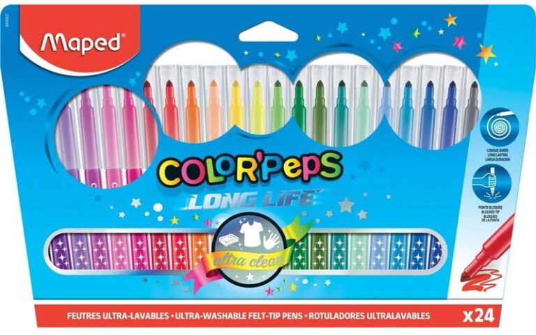 Maped Μαρκαδόροι Color' Peps -24Τμχ (845022)
