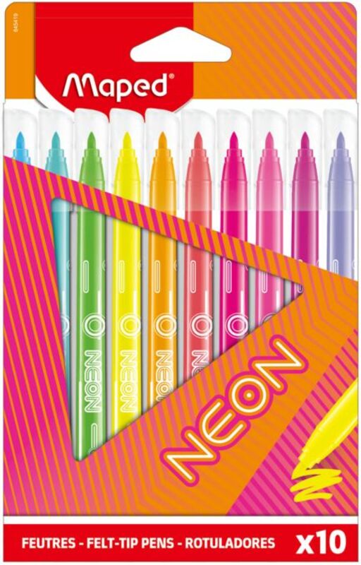 Maped Μαρκαδόροι Neon 10Τμχ (845419)