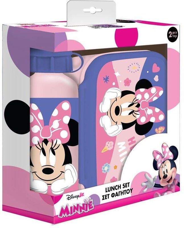 Minnie Φαγητοδοχείο-Παγούρι Αλουμινίου Σετ (000564931)