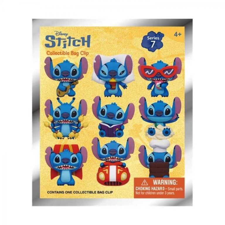 Monogram Disney-Stitch Φιγούρα Μπρελόκ Φακελάκι-9 Σχέδια-1Τμχ (104676)