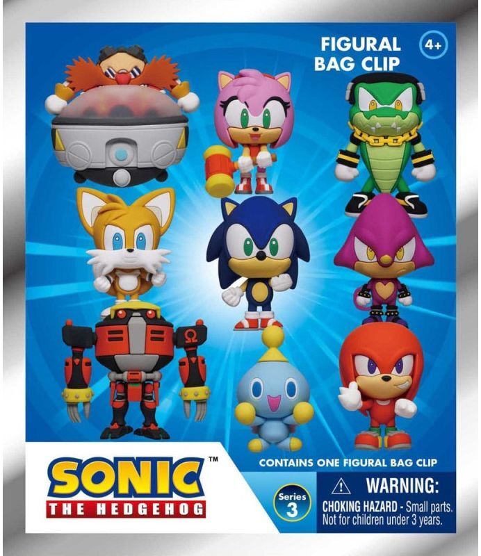Monogram Sonic S3 Φιγούρα Μπρελόκ Φακελάκι-1Τμχ (108912)