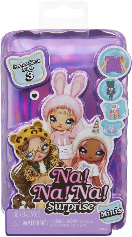 Na! Na! Na! Surprise Κούκλα Minis S3-12 Σχέδια-1Τμχ (532200EUC)