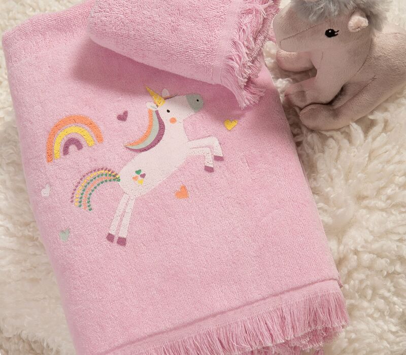 Nef Nef Πετσέτα Σετ 2Τμχ Unicorns Style Χ25/26 (038450)