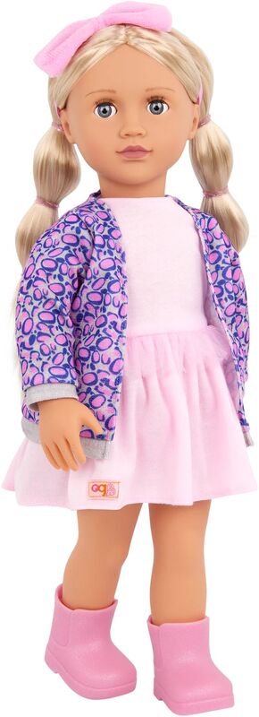 Our Generation Κούκλα Joana With Leopard Print Cardigan (BD31573Z)