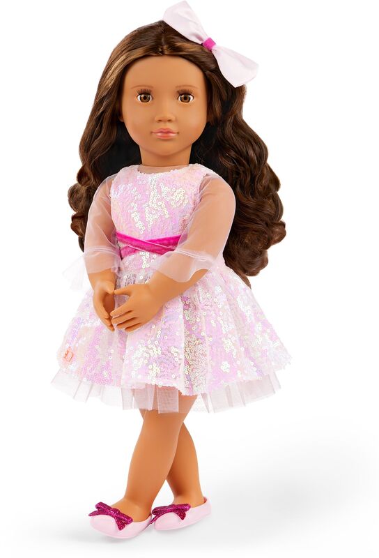Our Generation Κούκλα Katia With Sequin Dress (BD31717Z)